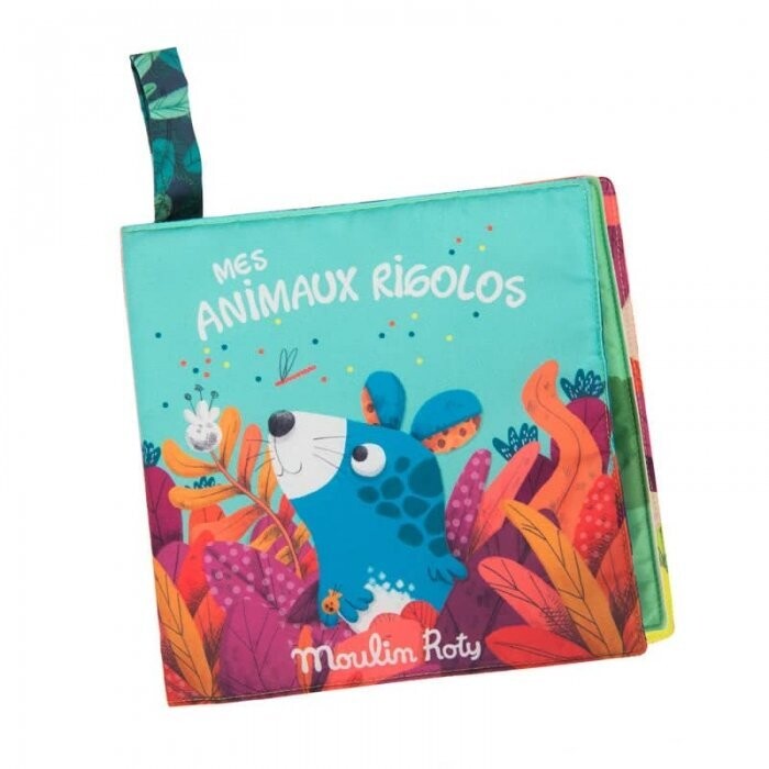 Livre tissu d'activités "Dans la jungle" -  Moulin Roty