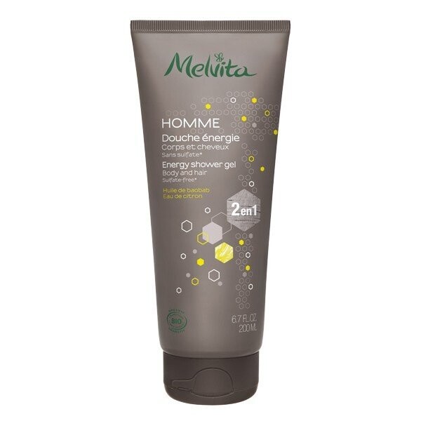 Gel Douche Energisante 2en1 200ml - Melvita