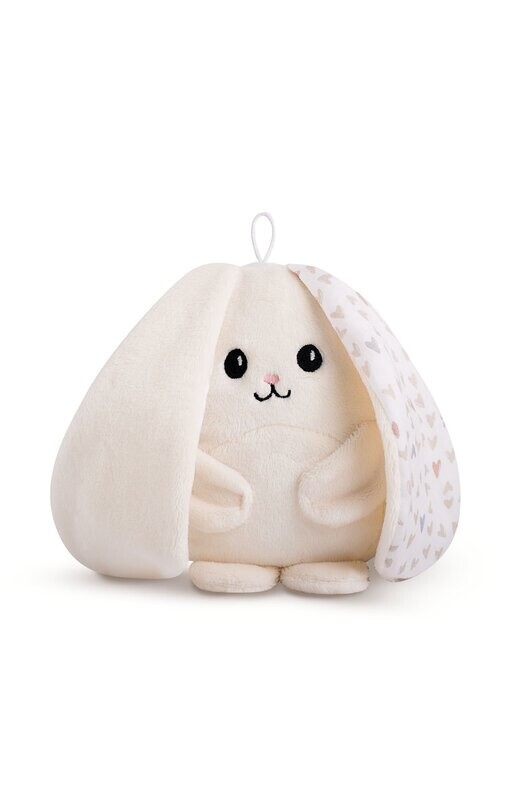 Lapin écru premium / coeur bleu - My Hummy Lapin écru premium / coeur bleu - My Hummy