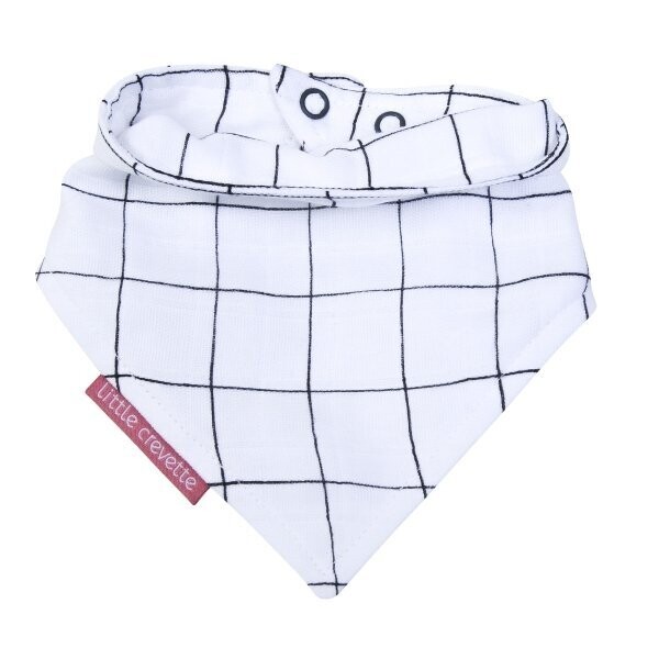 Bavoir bandana en lange Doudou - little crevette