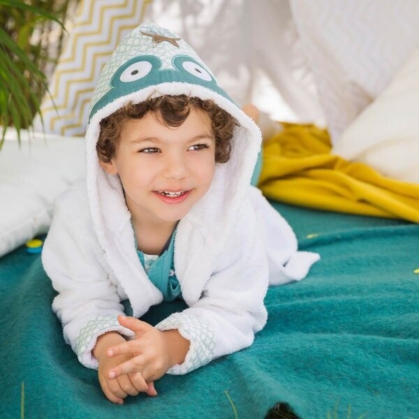 Peignoir 4/5 ans Peignoir 4/5 ans "Crocodile" - Little Crevette