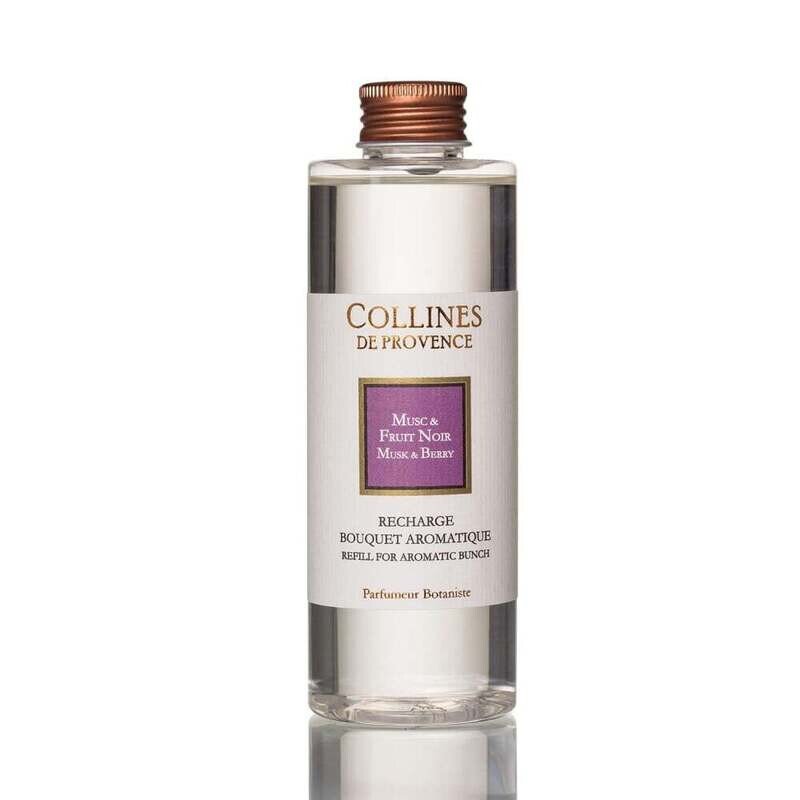 Recharge Bouquet Parfumé Recharge Bouquet Parfumé "Musc & Fruit Noir" 200ml - Collines de Provence