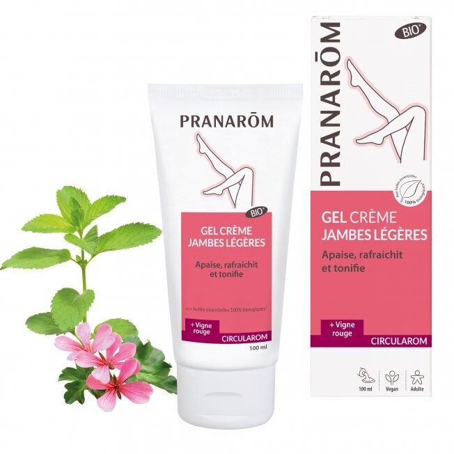 Gel crème jambes légères 100ml - Pranarôm