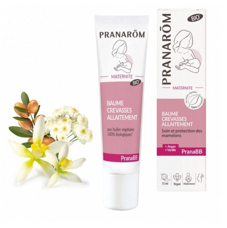 Baume Crevasses Allaitement BIO 15ml - Pranarôm