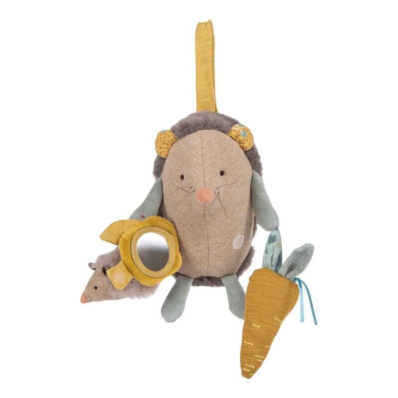 Hérisson d'activités à suspendre "Trois petits lapins" - Moulin Roty
