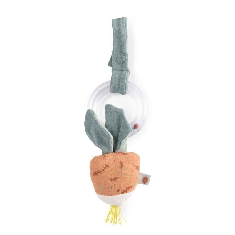 Hochet anneau billes radis "Trois petits lapins" - Moulin Roty