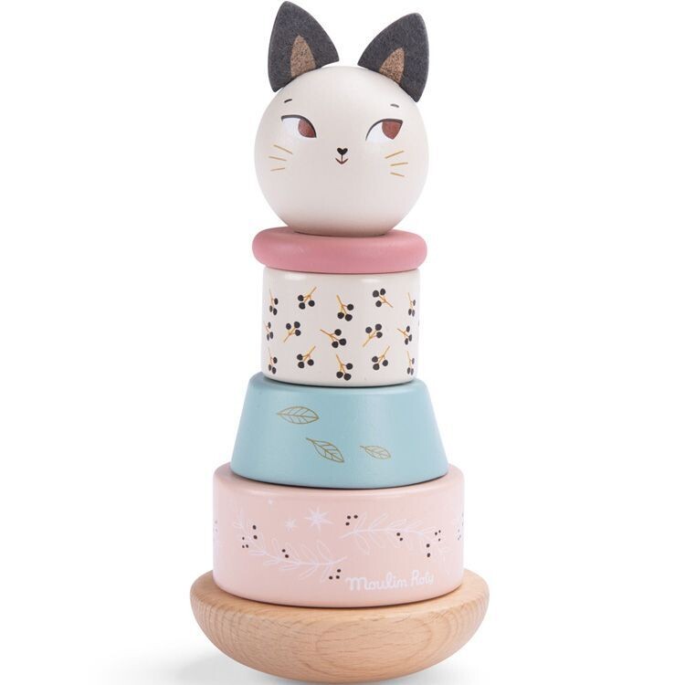 Chat empilable "Après la pluie" - Moulin Roty