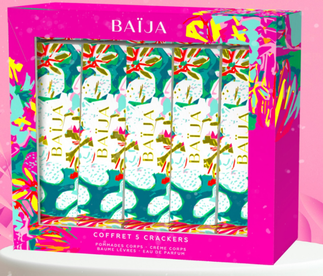 Coffret 5 Crackers Rose - Baïja Coffret 5 Crackers Rose - Baïja