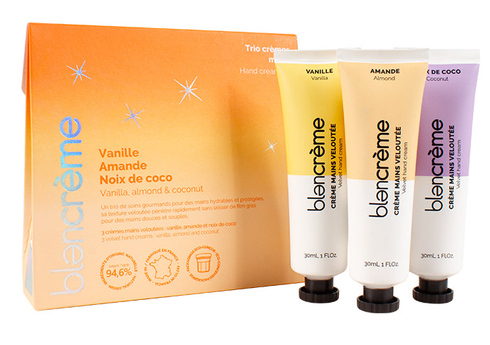 Trio crèmes mains Gourmandes - Blancrème Trio crèmes mains Gourmandes - Blancrème