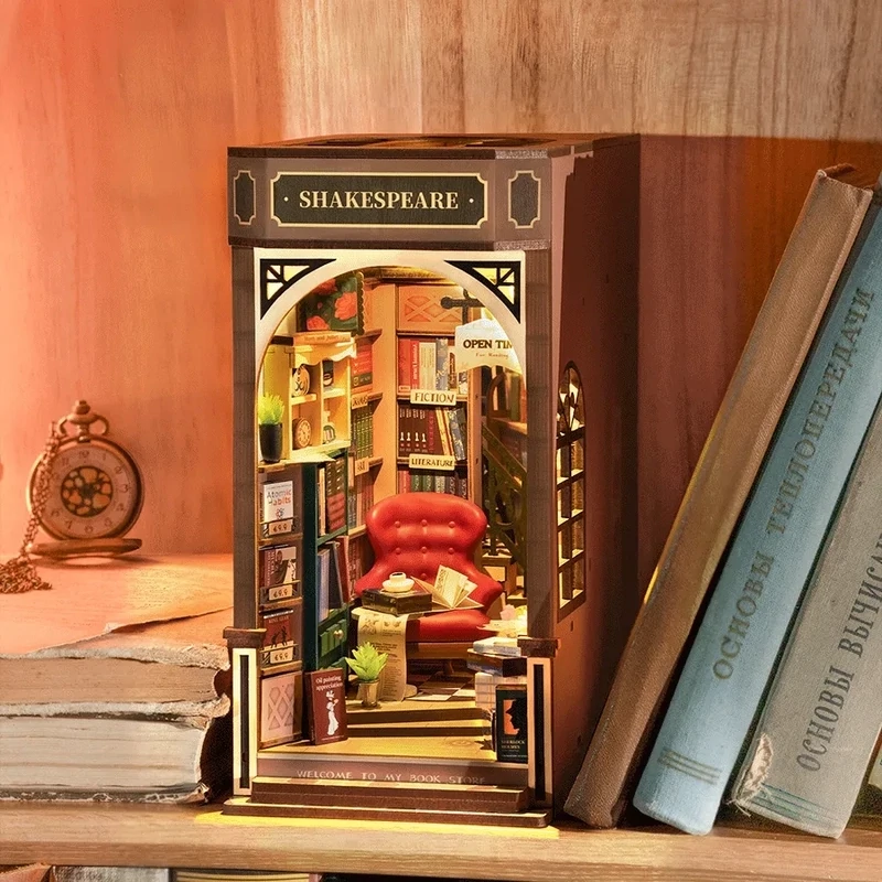 Kit miniature booknook - Bookstore - Rolife
