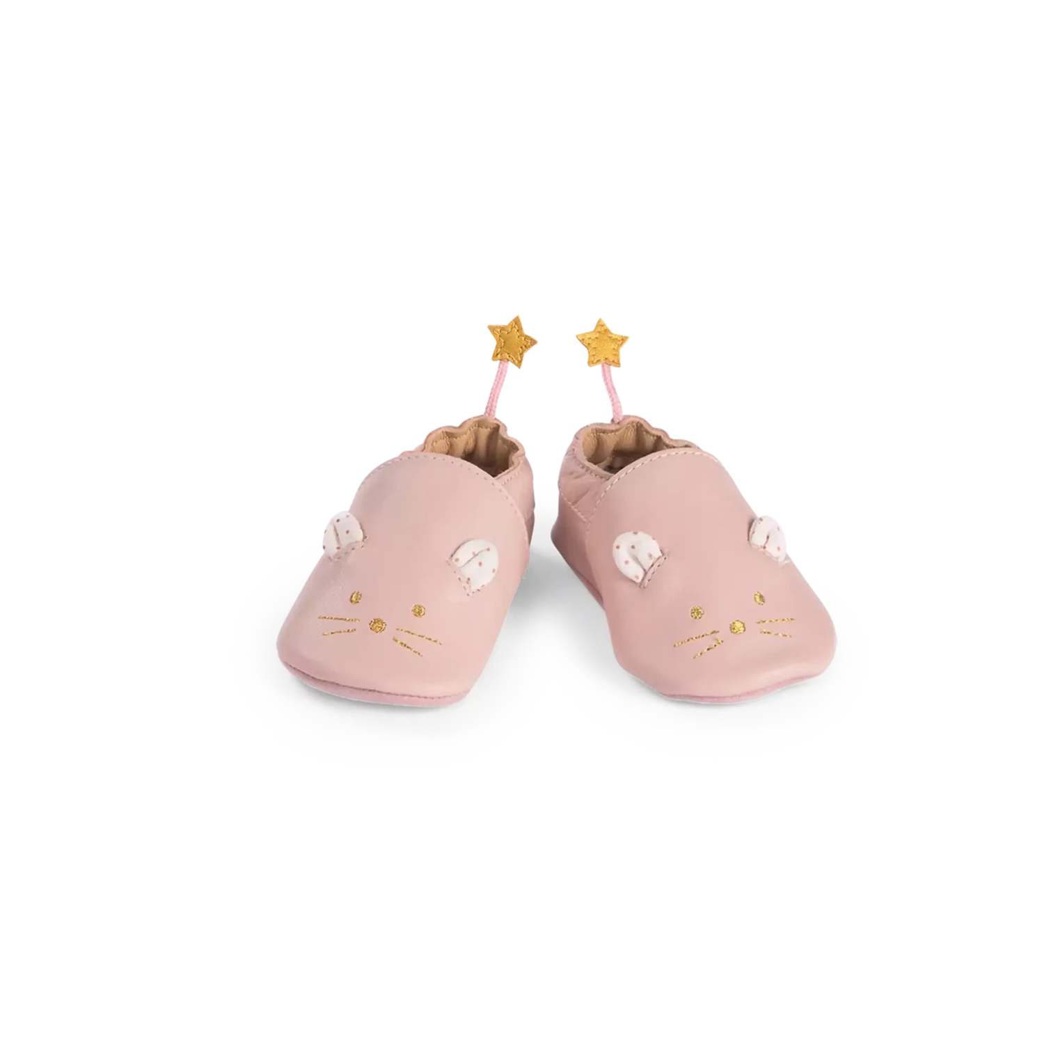 Chaussons cuir souris 12/18 mois "la petite école de danse" - Moulin Roty