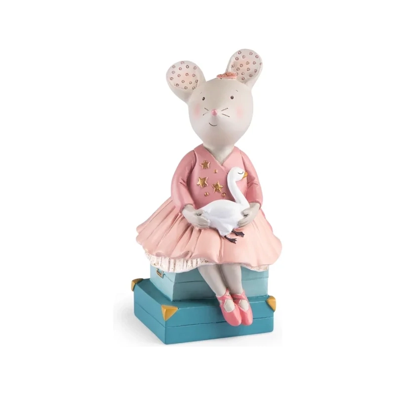 Tirelire souris "la petite école de danse" - Moulin Roty