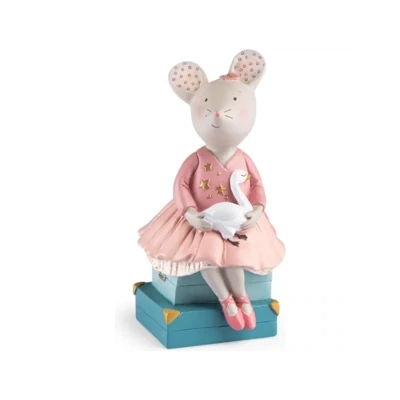 Tirelire souris "la petite école de danse" - Moulin Roty