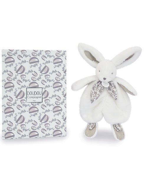 Doudou blanc - Doudou Lapin - Doudou et Cie