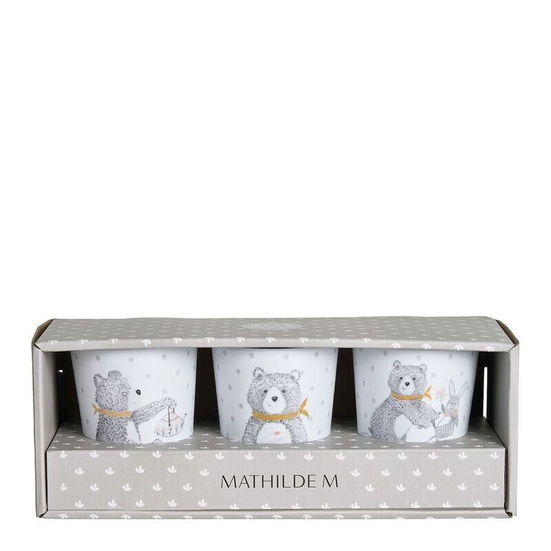 Set de 3 verres "Les malices de Léon et Arthur" - Mathilde M