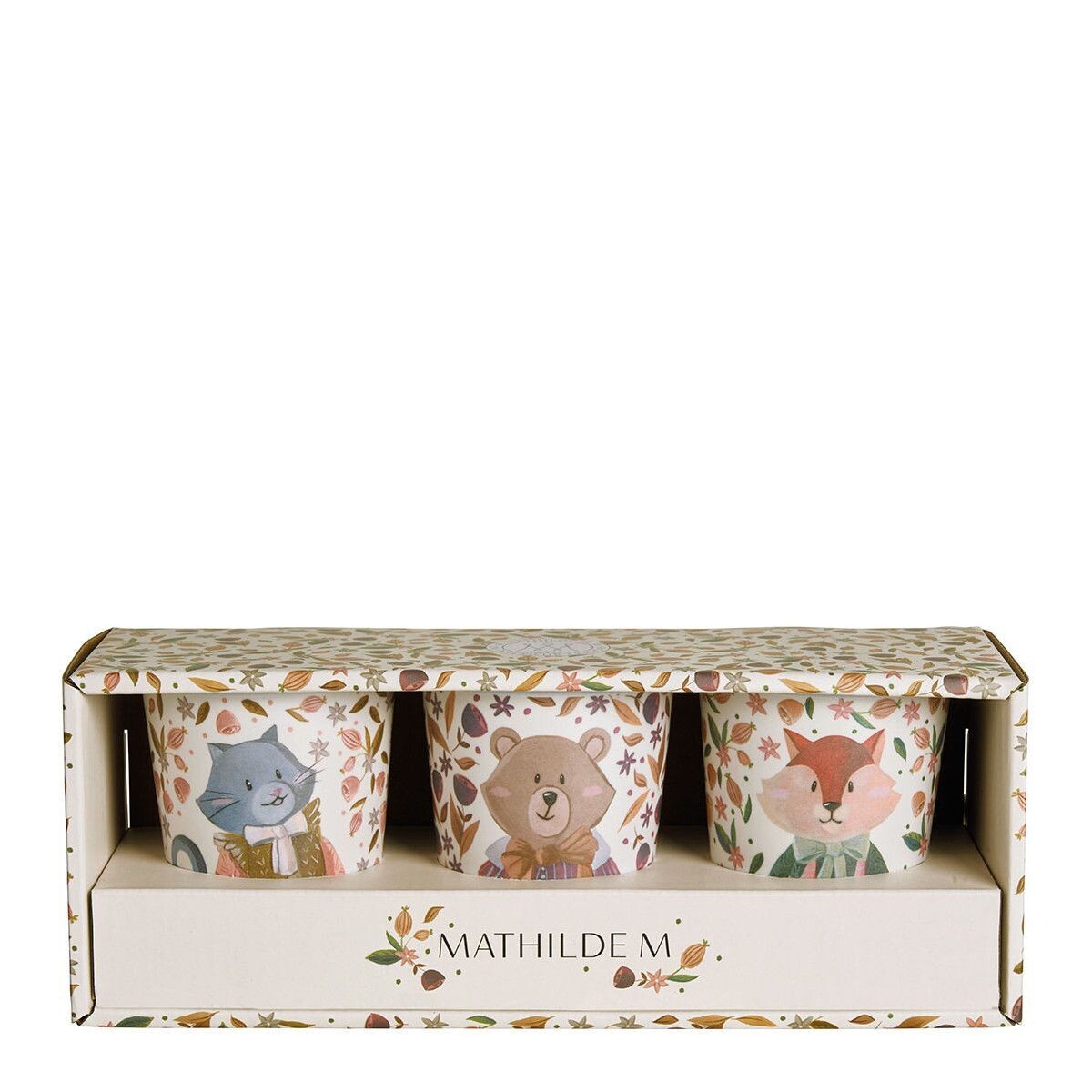 Set de 3 verres "Les 3 compères" - Mathilde M