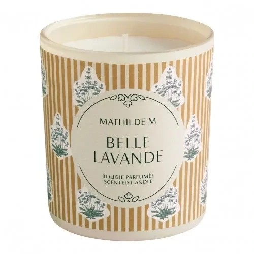 Bougie parfumée Soleil de Provence 160 g - Belle Lavande - Mathilde M Bougie parfumée Soleil de Provence 160 g - Belle Lavande - Mathilde M