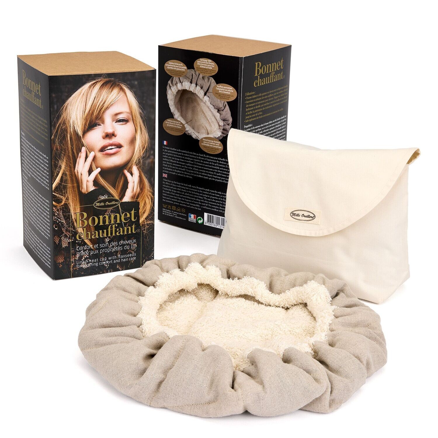 Bonnet Chauffant au lin - Mille Oreillers