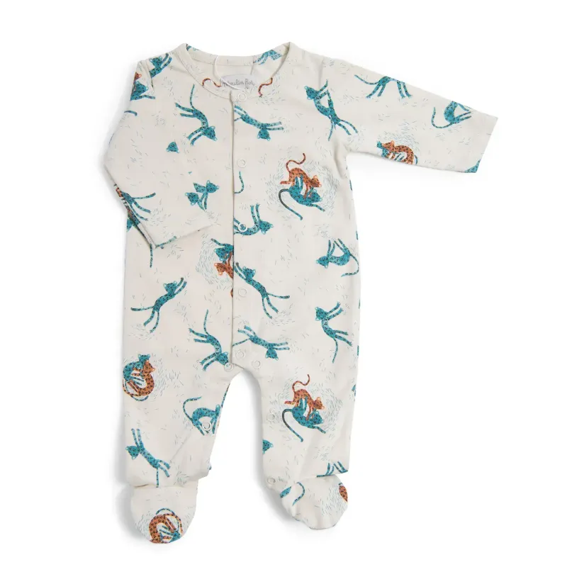 Pyjama jersey crème 1 mois Pyjama jersey crème 1 mois "Sous mon baobab" - Moulin Roty