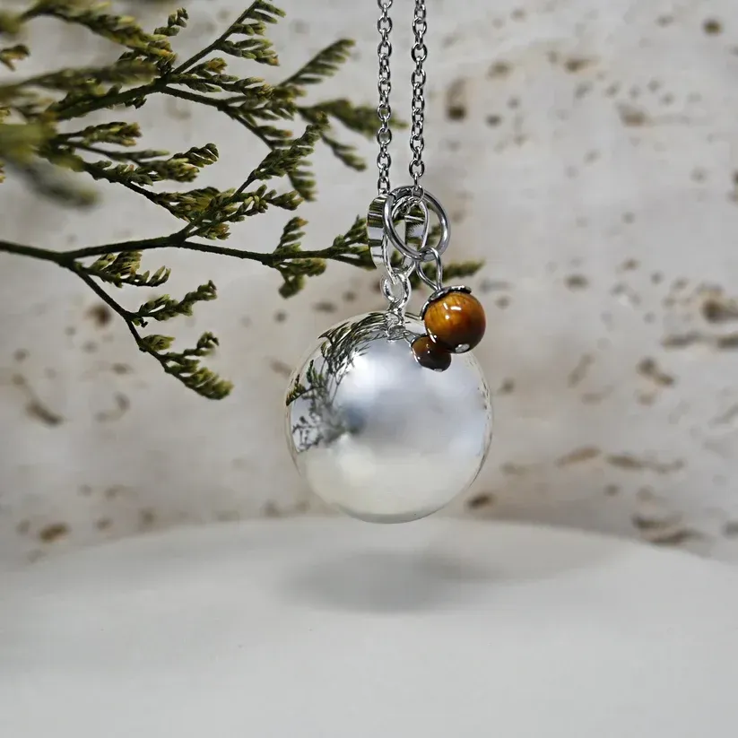 Bola de grossesse oeil de tigre - Irréversible Bijoux