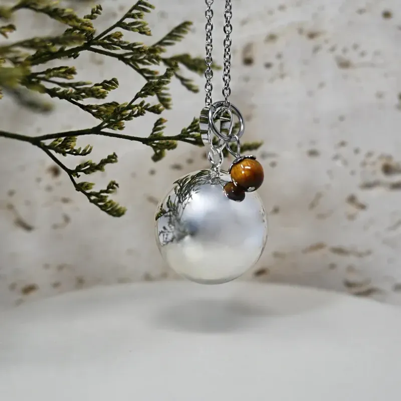 Bola de grossesse oeil de tigre - Irréversible Bijoux