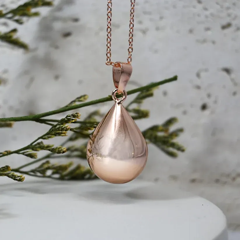 Bola de grossesse goutte or rose "Yasmine" - Irréversible Bijoux