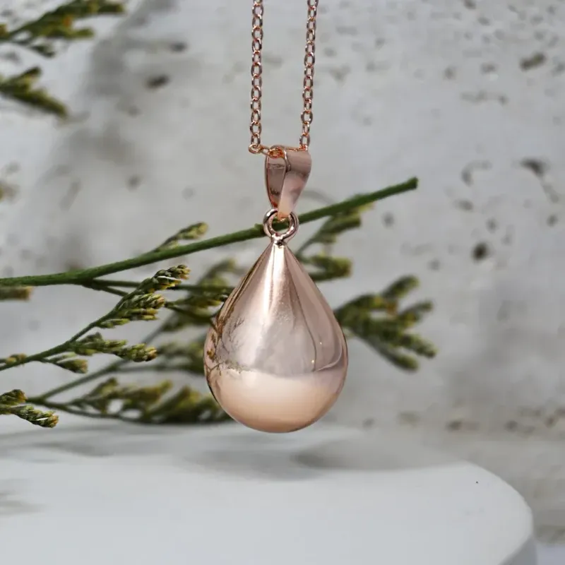 Bola de grossesse goutte or rose "Yasmine" - Irréversible Bijoux