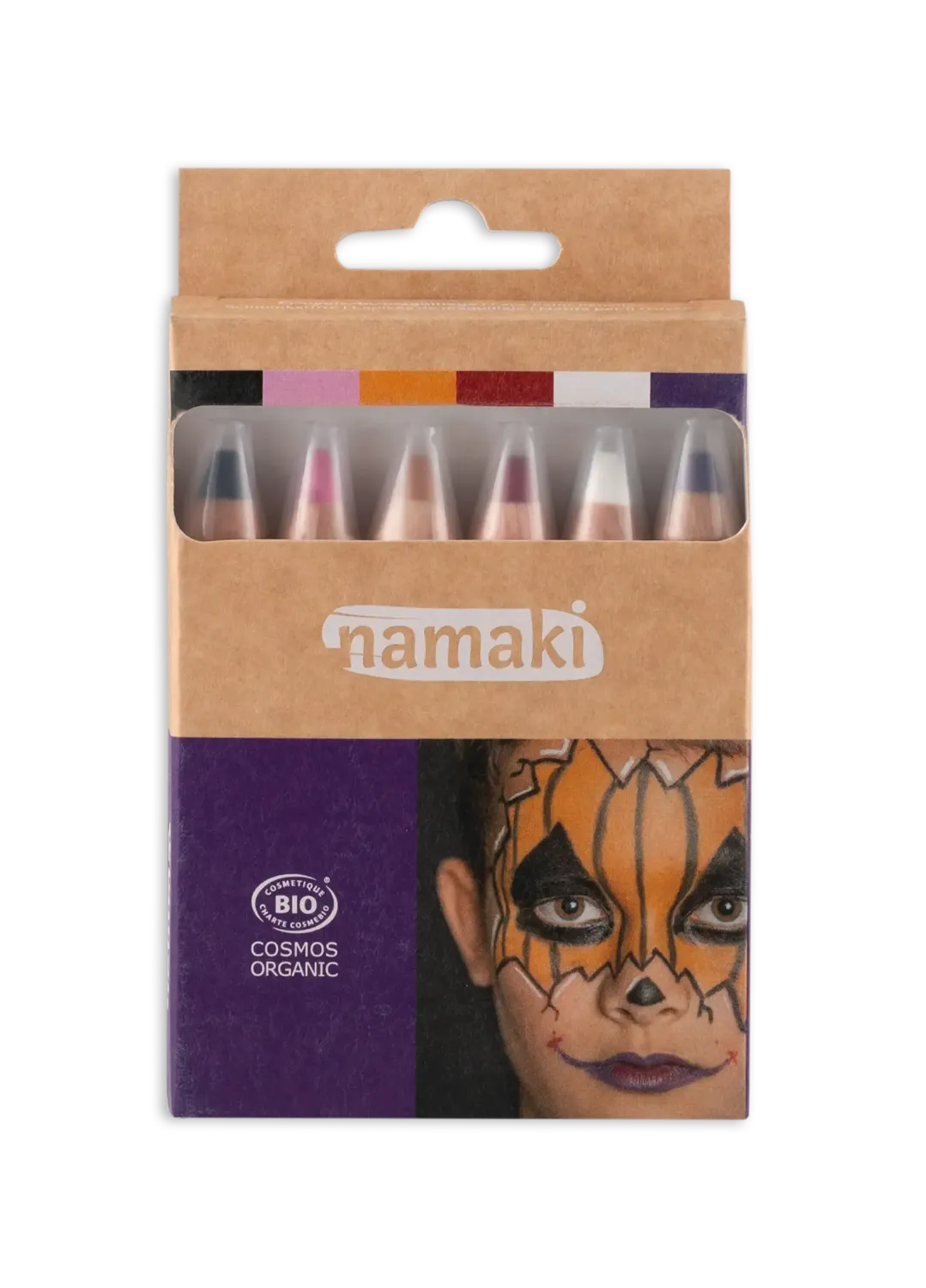 Kit 6 crayons de maquillage "Monde des horreurs" - Namaki