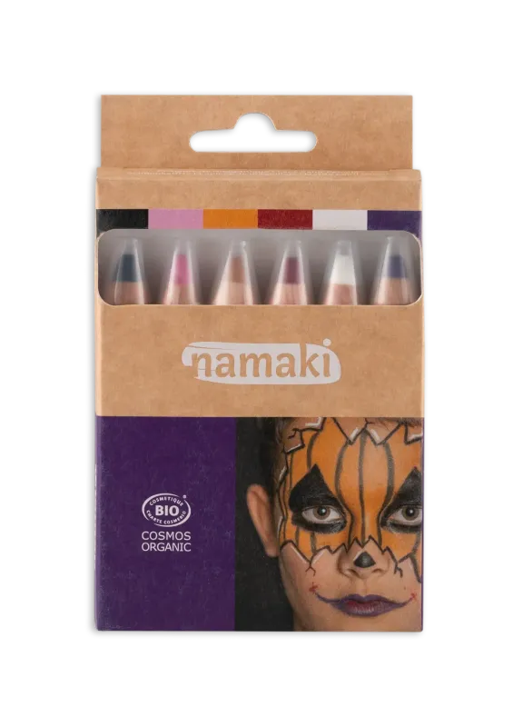 Kit 6 crayons de maquillage "Monde des horreurs" - Namaki