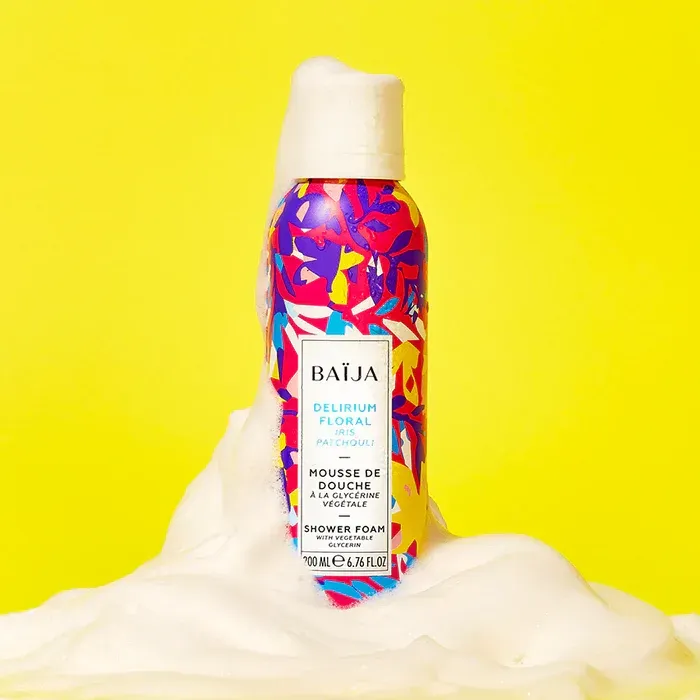 Mousse douche "Delirium floral " 200ml - Baïja