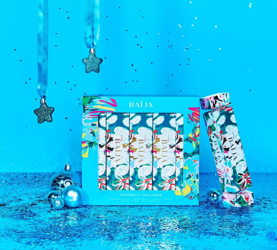 Coffret 5 Crackers Bleu