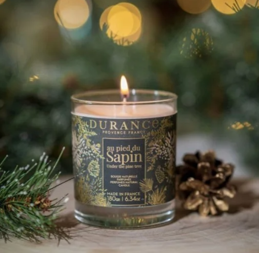Bougie parfumée Au pied du sapin
