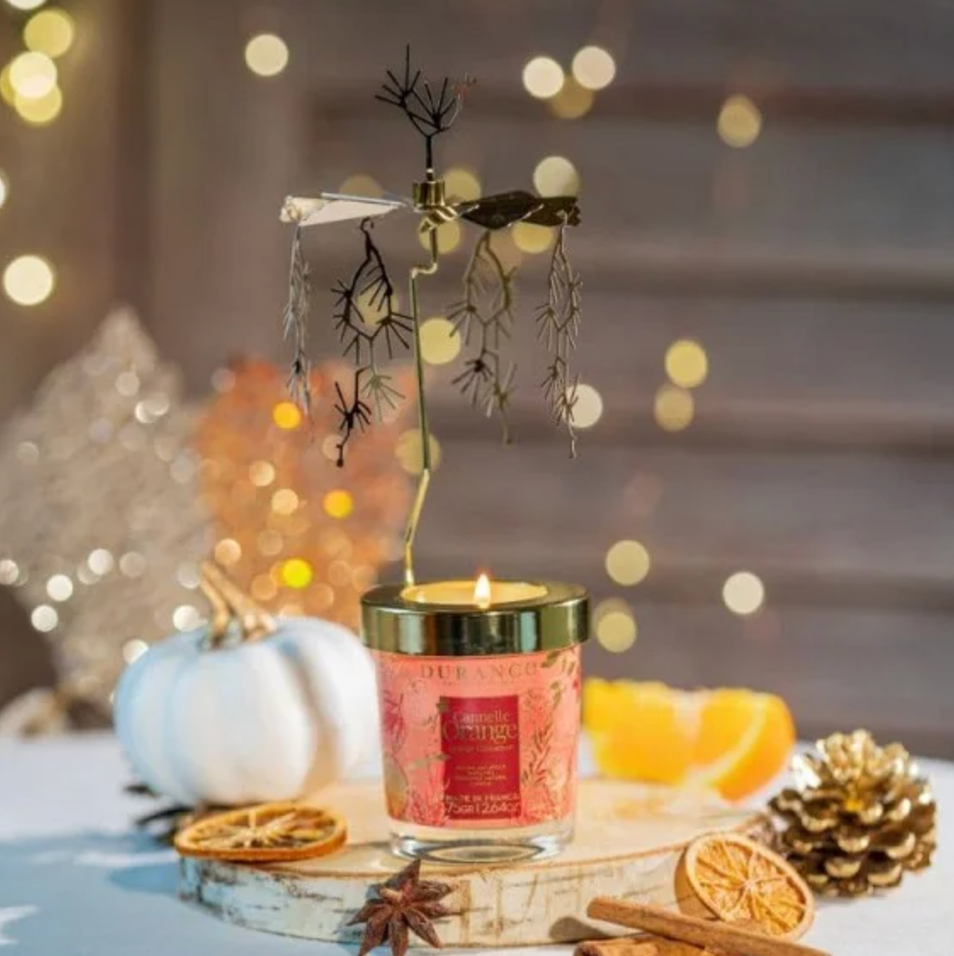 Carrousel Bougie Cannelle Orange