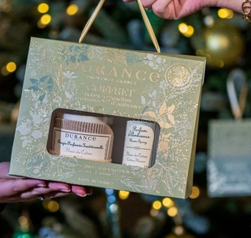 Coffret Bougie et Parfum d'Ambiance Fleur de Coton