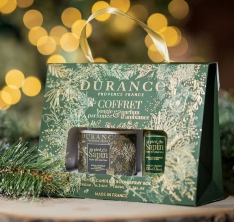 Coffret Bougie et Parfum d'Ambiance Au Pied du Sapin