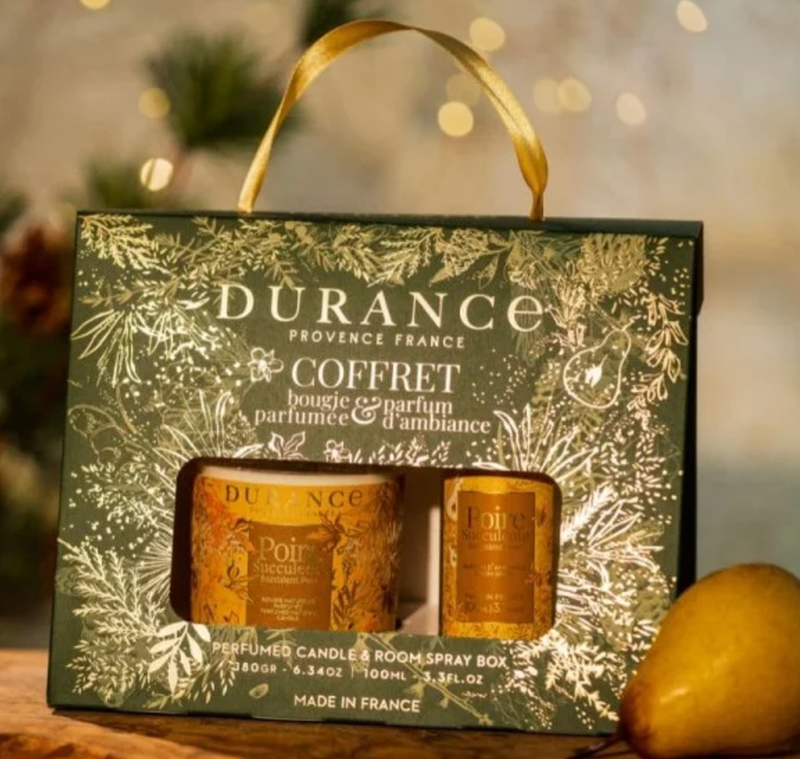 Coffret Bougie et Parfum d'Ambiance Poire Succulente