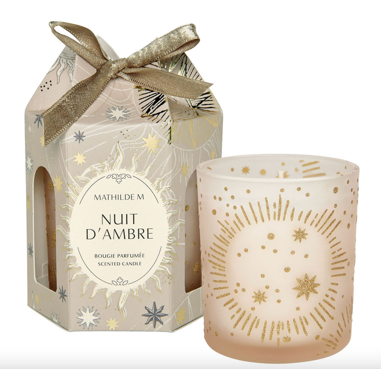 Bougie parfumée Fête Céleste 160 g - Nuit d'Ambre