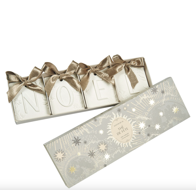 Coffret parfumé Lettres de Noël Fête Céleste - Thé de Fête