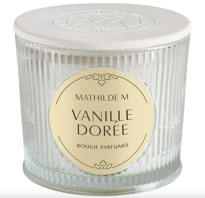 Bougie parfumée Les Intemporelles 400 g - Vanille Dorée Bougie parfumée Les Intemporelles 400 g - Vanille Dorée