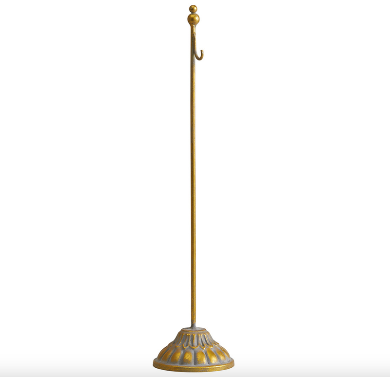 Présentoir doré pour décor parfumé - Grand modèle