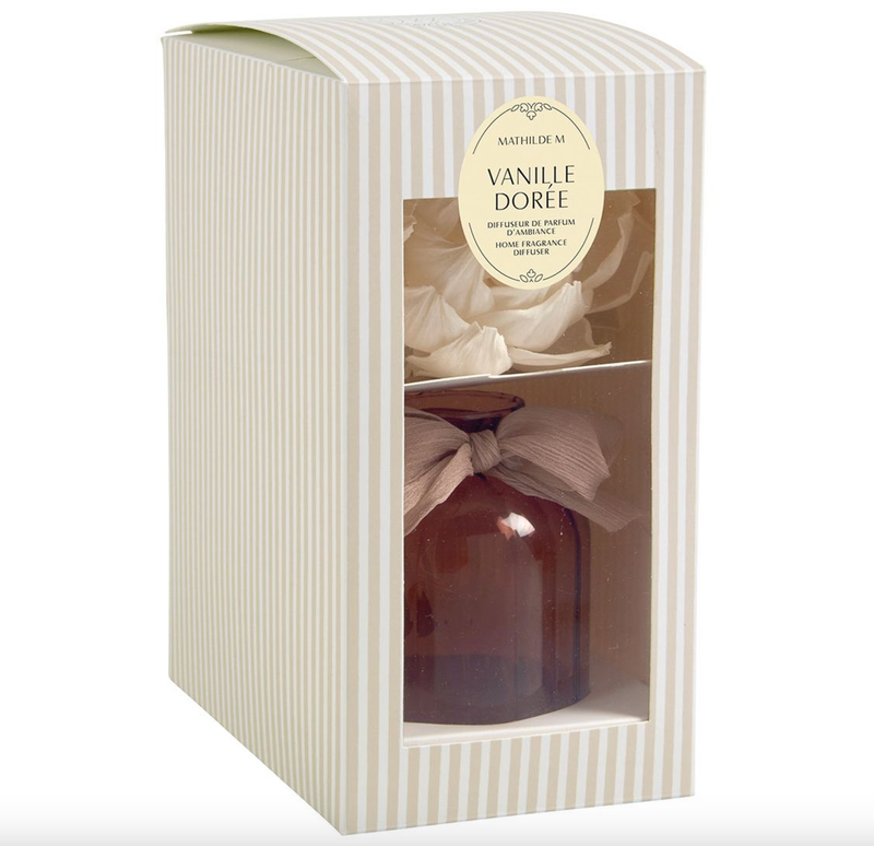 Diffuseur de parfum d'ambiance Soliflore Flora 200 ml - Vanille Dorée