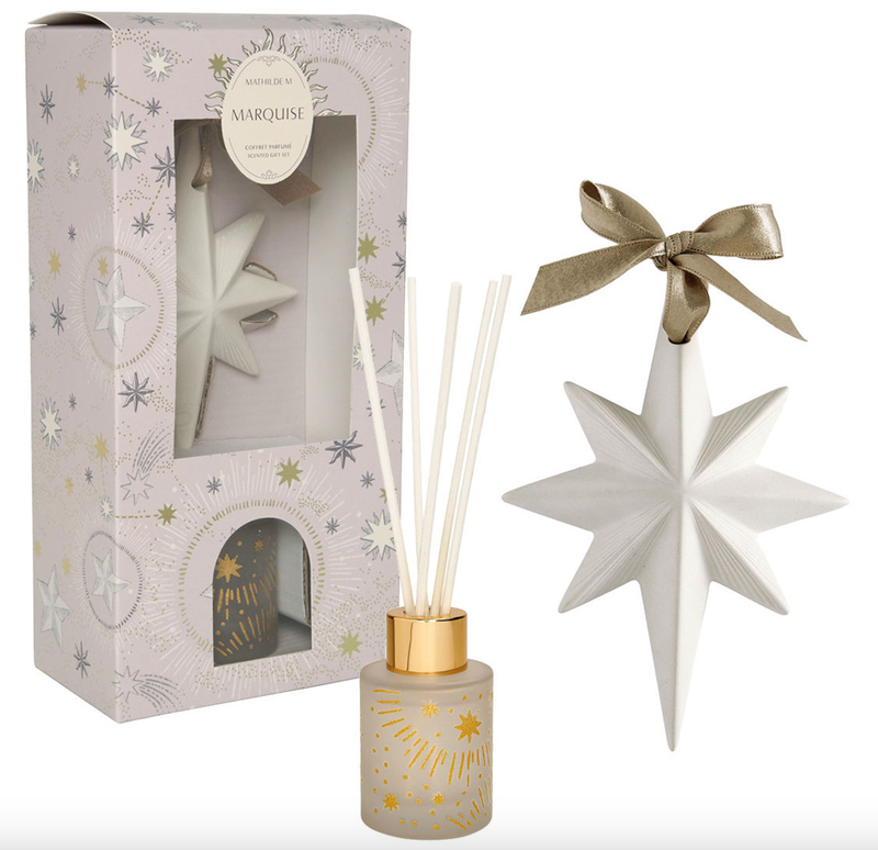 Coffret diffuseur de parfum d'ambiance et décor parfumé Fête Céleste - Marquise