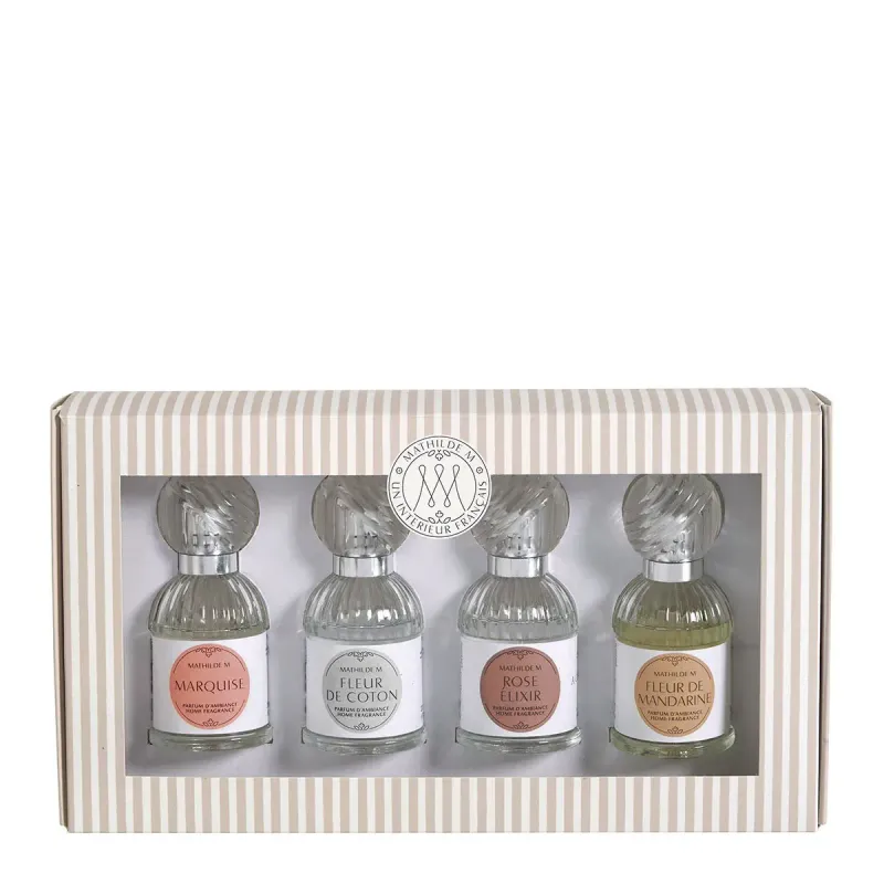 Coffret découverte de 4 parfums d'ambiance 30 ml Les Intemporelles