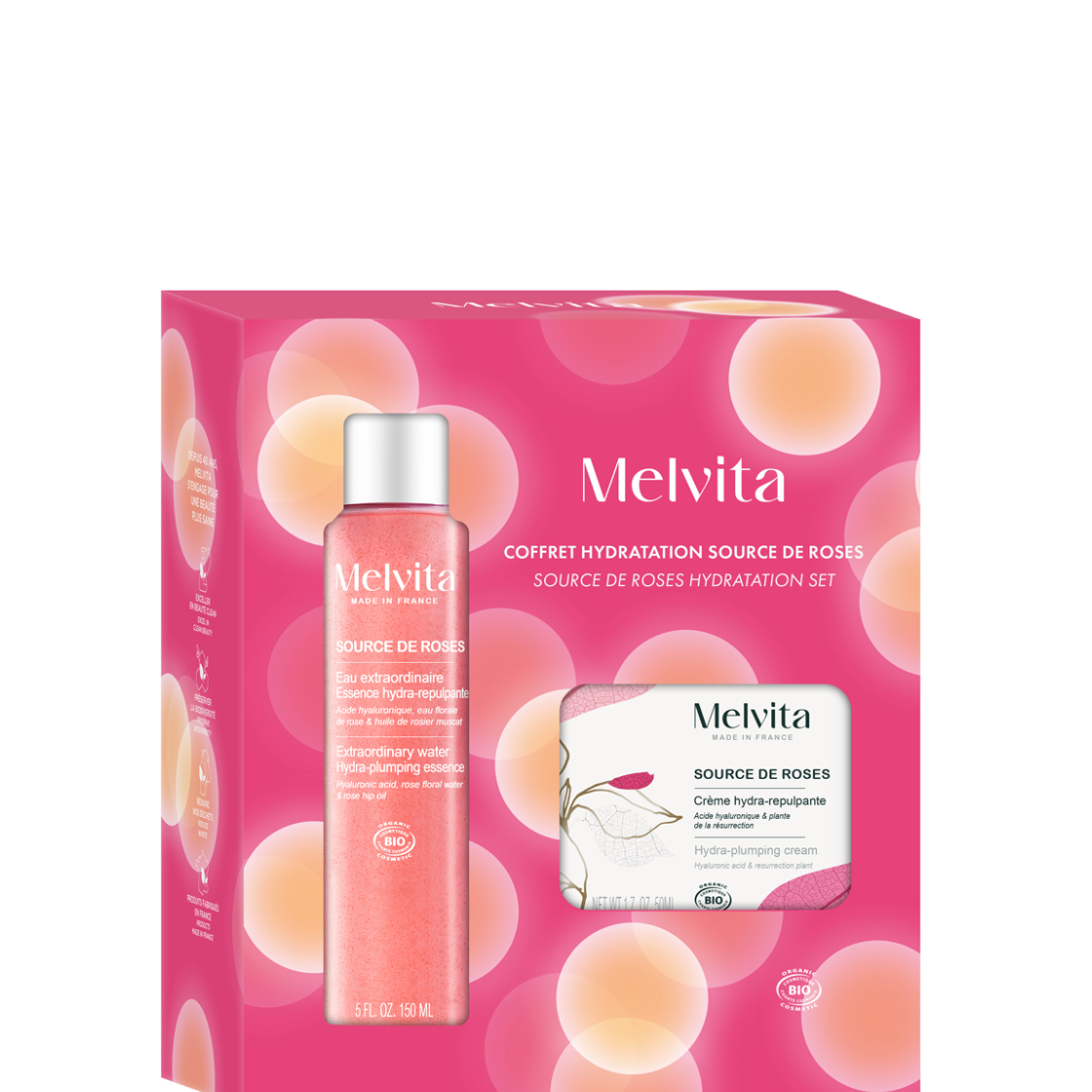 Coffret Hydratant Source de Roses Melvita