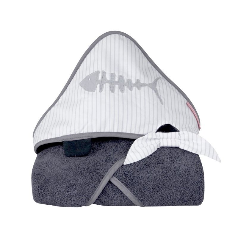 Cape de bain pirate 100x100 - Little Crevette Cape de bain pirate 100x100 - Little Crevette