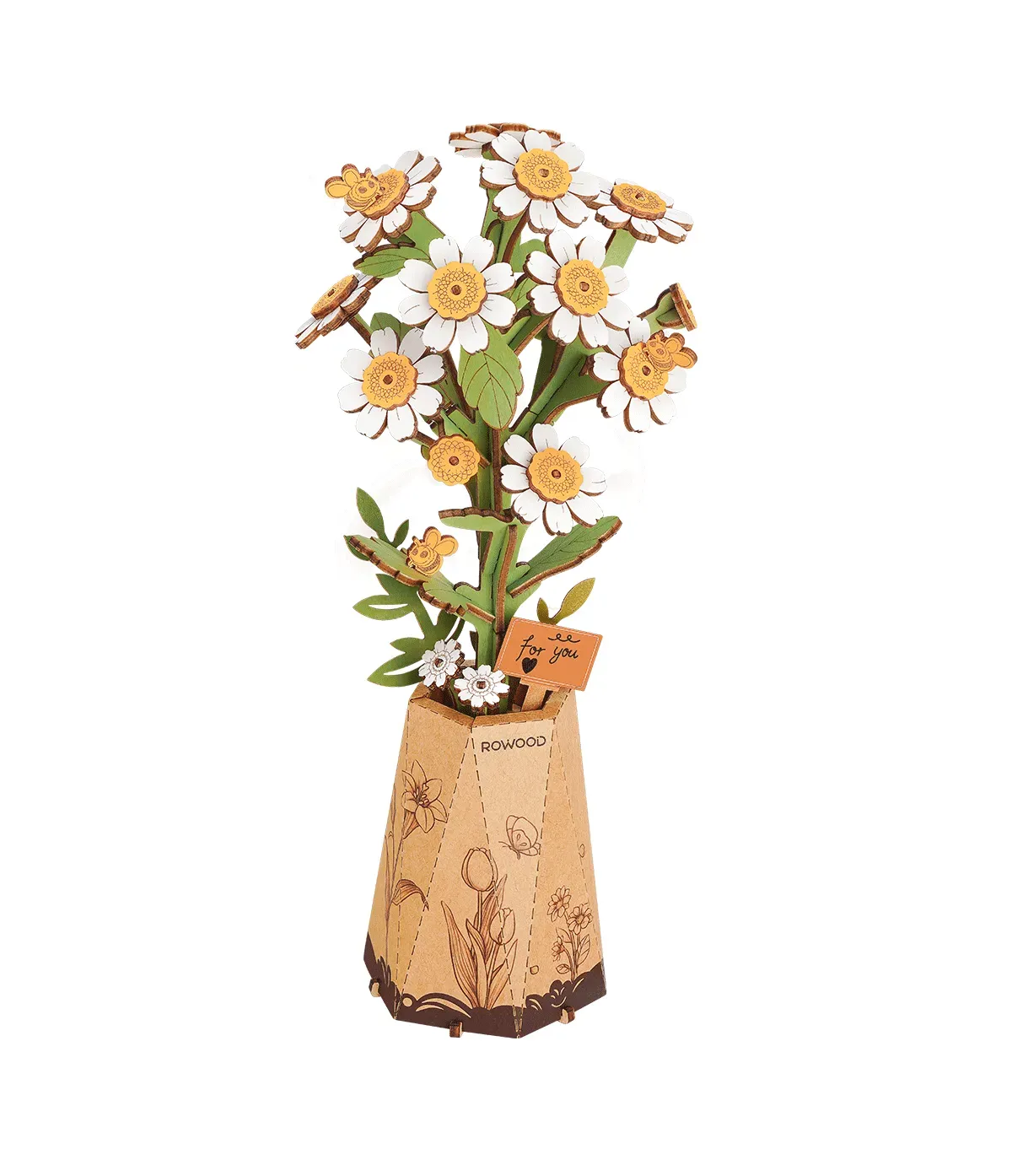 Camomille - Wooden Bloom Craft - Rolife