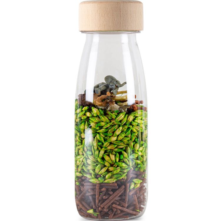 Bouteille sensorielle - la jungle - Petit boum
