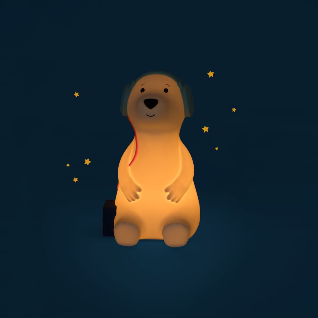 Lampe veilleuse chien "Puce & Pilou" - Moulin Roty