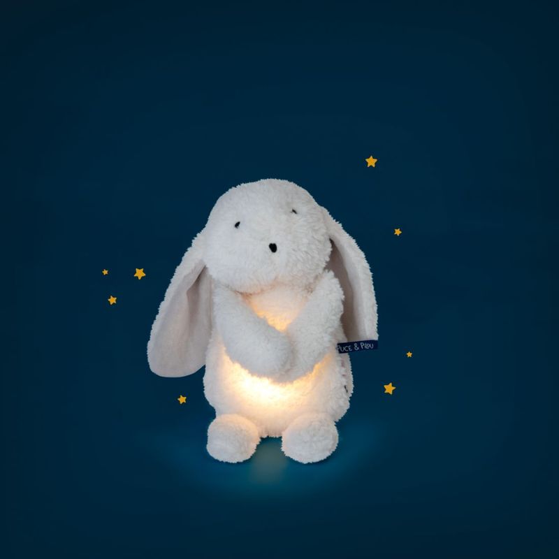 Lapin lumineux "Puce & Pilou" - Moulin Roty