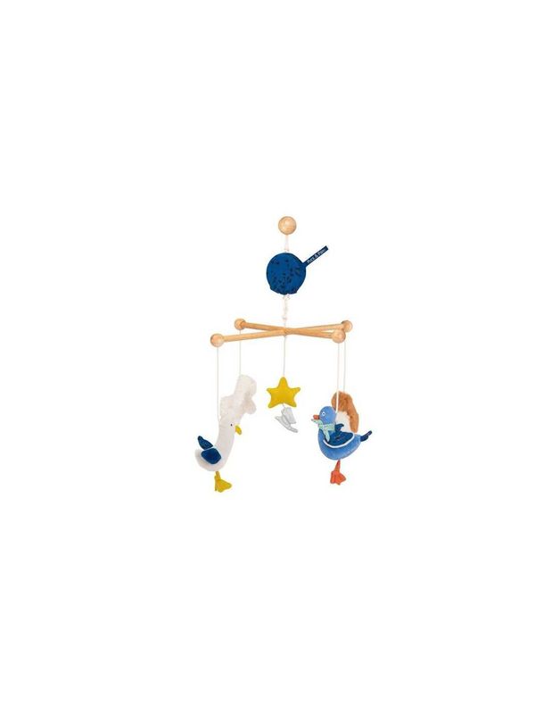 Mobil musical croisillons en bois "Puce & Pilou" - Moulin Roty